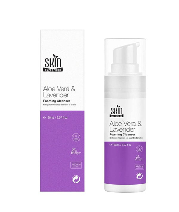 Skin Superfood Aloe Vera And Lavender Foaming Cleanser