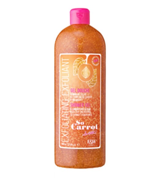 fair and white So Carrot Exfoliating Exfoliant Illuminating Scrub Shower Gel