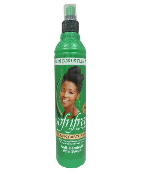 M And M Cosmetics Sof N Free Black Castor Oil Anti Dandruff Afro Spray