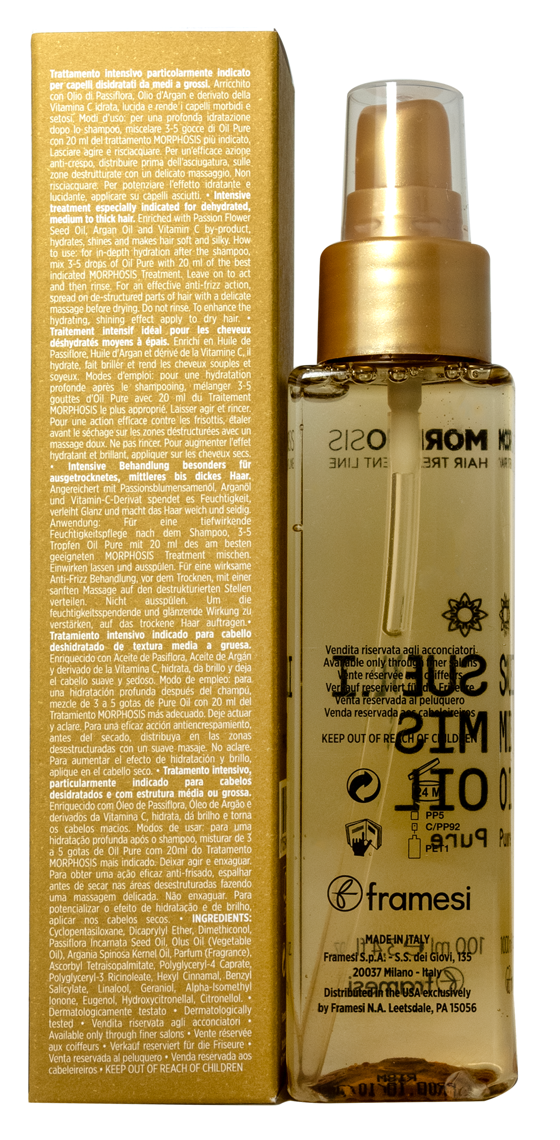 Framesi Morphosis Sublimis Pure Oil 100ml