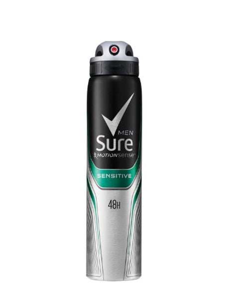 Sure Motionsense Men Sensitive 48H Anti Perspirant Deodorant Spray