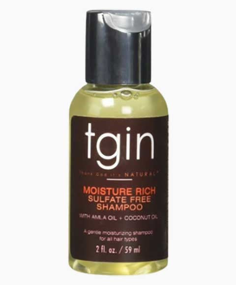 TGIN Moisture Rich Sulfate Free Shampoo Travel Size