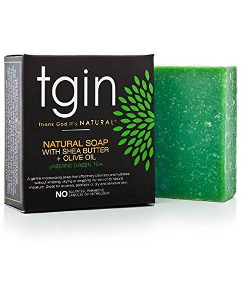 TGIN Natural Soap With Shea Butter Olive Oil And Jasmin Green Tea