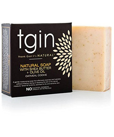 TGIN Natural Soap With Shea Butter Olive Oil And Oatmeal Cookie