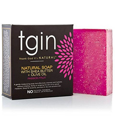 TGIN Natural Soap With Shea Butter Olive Oil And Passion Fruit