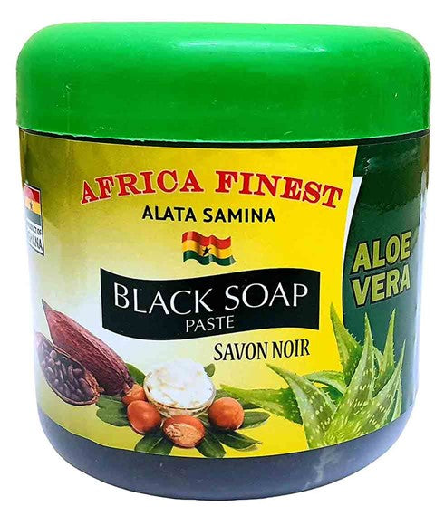 The Shea Cocoa Project Africa Finest Aloe Vera Black Soap Paste