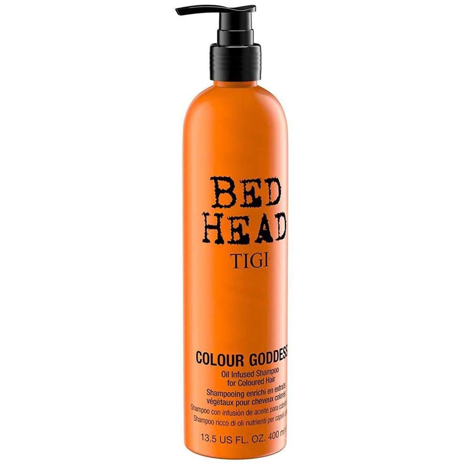 Bed Head by TIGI Colour Goddess Oil Infused Shampoo for Coloured Hair, 400ml