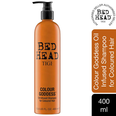 Bed Head by TIGI Colour Goddess Oil Infused Shampoo for Coloured Hair, 400ml