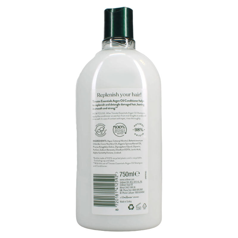 Timotei Essentials Argan Oil Conditioner 750ml