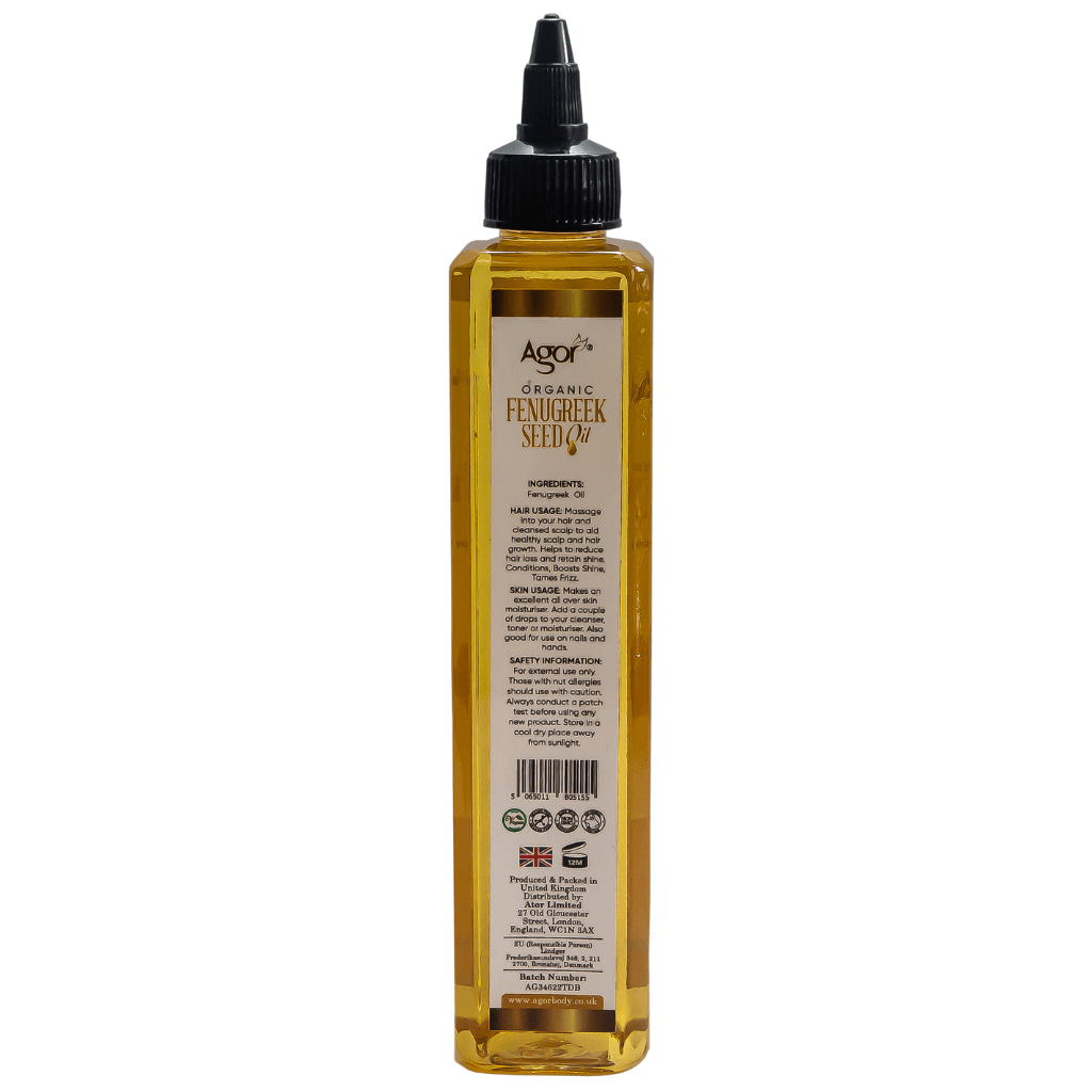 Agor Organic Fenugreek Seed Oil 250ml