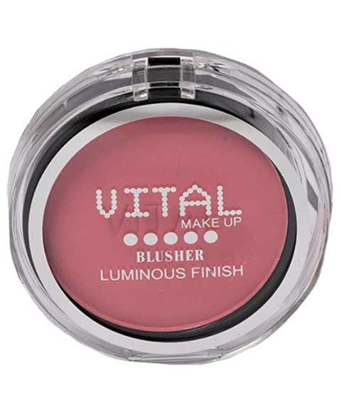 Vital Makeup  Luminous Finish Blusher 07 Seriously Pink
