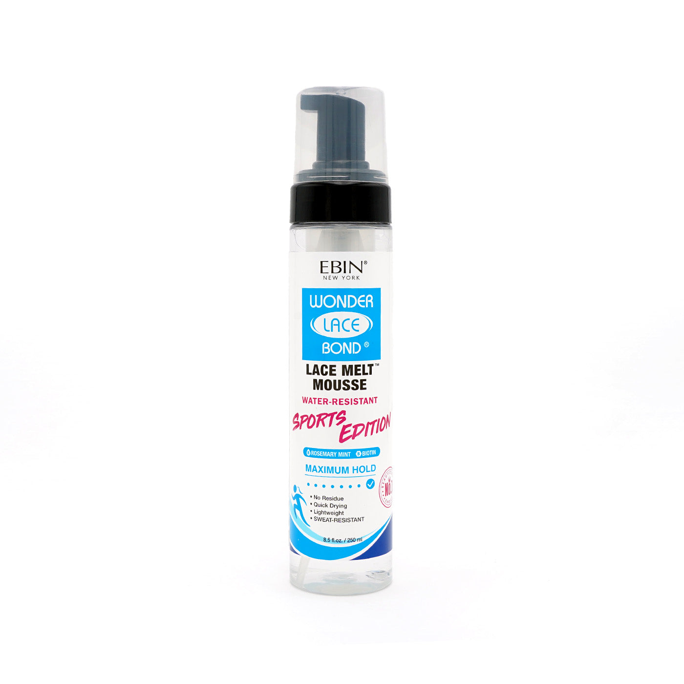 EBIN New York Wonder Lace Bond Sports Edition Rosemary Mint Lace Melt Mousse 250ml
