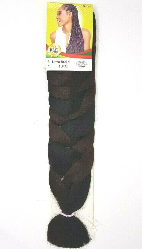 X Pression Syn Ultra Braid X-PRESSION Ultra Hair Braid (Braiding) Extension (Choice of Colours)