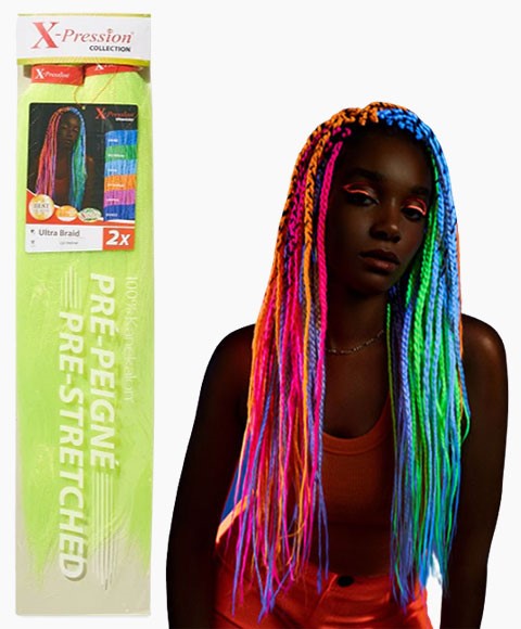 X PRESSION  Ultraviolet Pre Stretched Ultra Braid