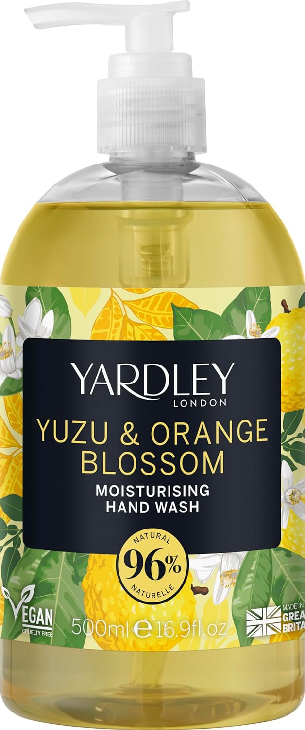 Yardley Yuzu And Orange Blossom Moisturising Hand Wash 500ml