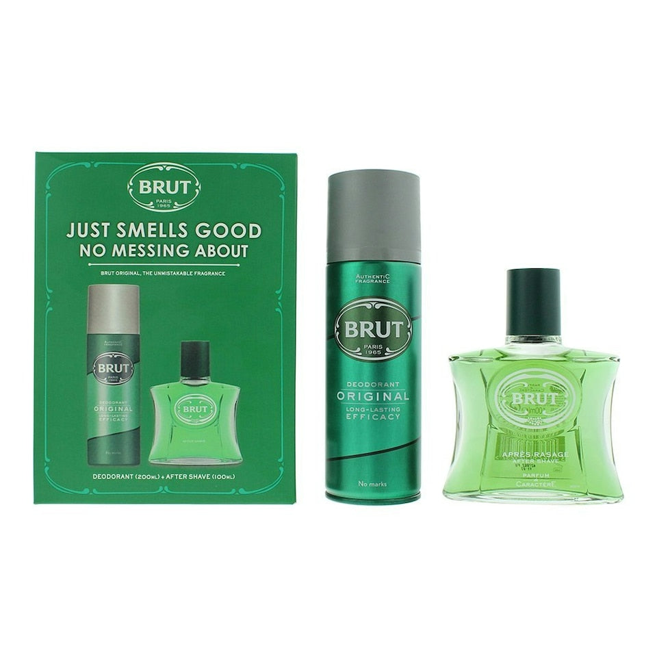 Brut Just Smells Good No Messing About Gift Set