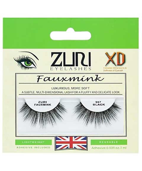 Zuri Eyelashes Zuri Fauxmink Eyelashes 987 Black