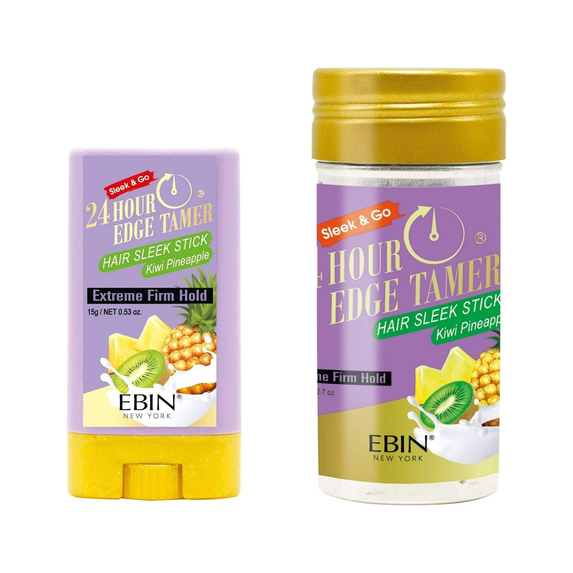 EBIN 24 Hour Edge Tamer Kiwi Pineapple Hair Sleek Stick 15g / 75g