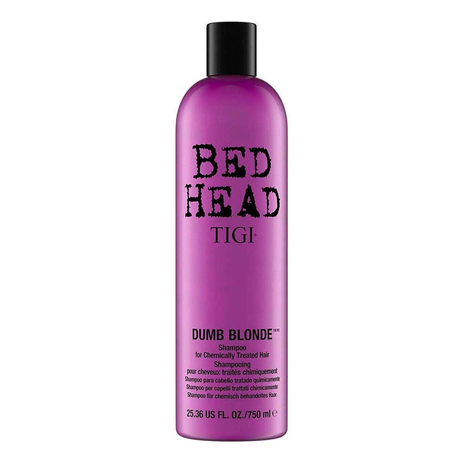 Bed Head by Tigi Dumb Blonde Shampoo for Hair Damage Protection 400ml / 750ml