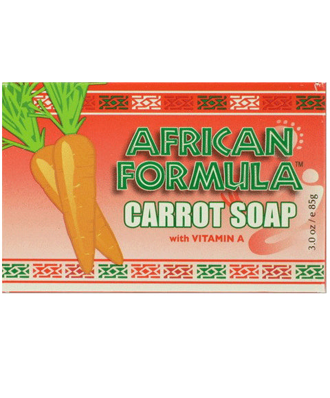 African Formula  Carrot With Vitamin A Soap