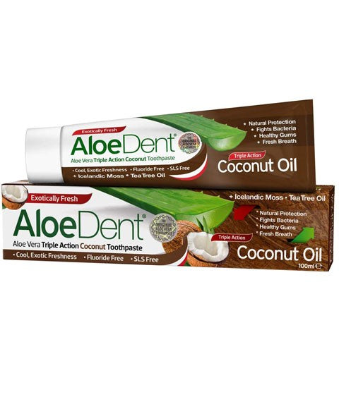 Optima Aloe Dent Aloe Vera Triple Action Coconut Toothpaste