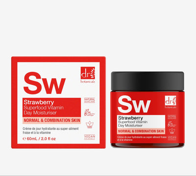 Dr Botanicals SW Strawberry Superfood Vitamin Day Moisturiser 60ml