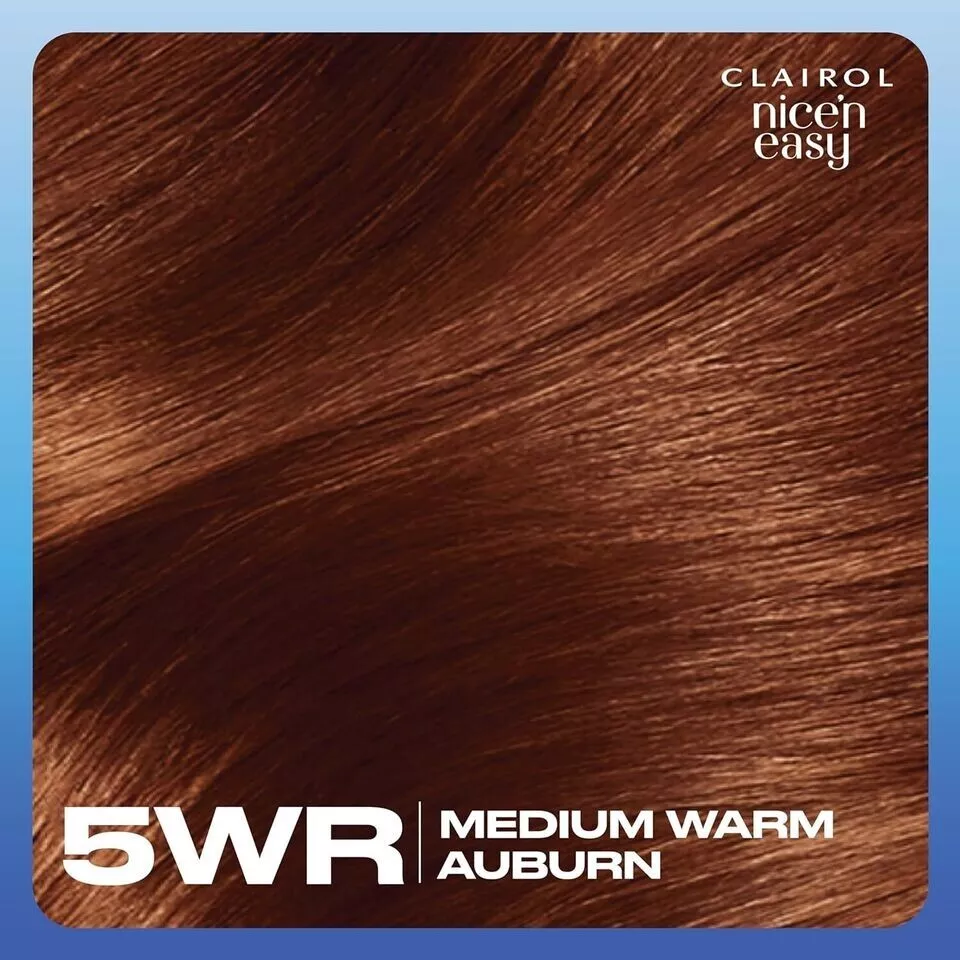 Clairol Nice N Easy Creme Permanent Colour 5WR Medium Warm Auburn