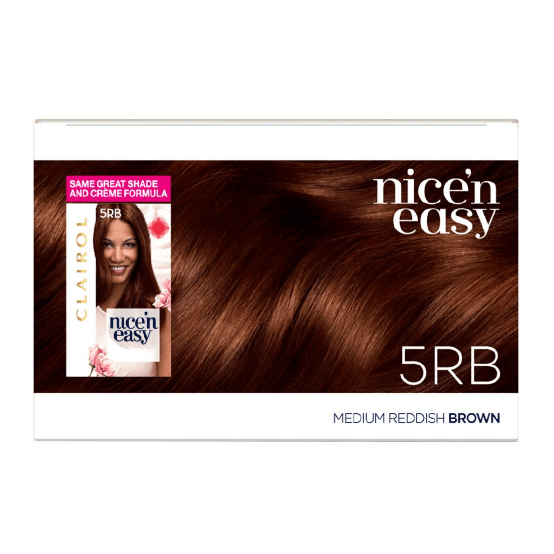 Clairol Nice N Easy Creme Permanent Colour 5RB Medium Reddish Brown