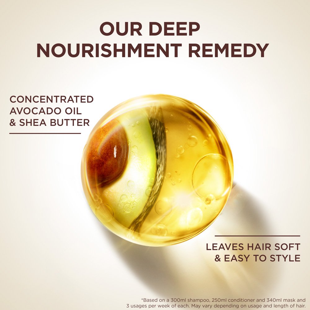 Garnier Ultimate Blends Avocado Oil And Shea Butter Deep Nourishment Shampoo 300ml