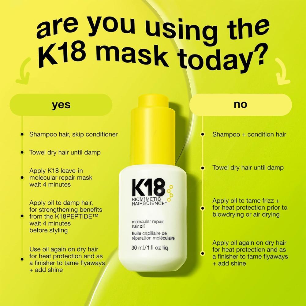K18 Molecular Repair Hair Oil 30ml
