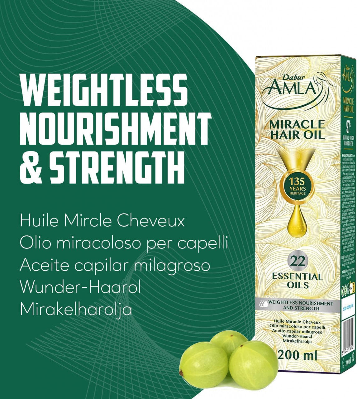 Dabur Amla Miracle Hair Oil 200ml
