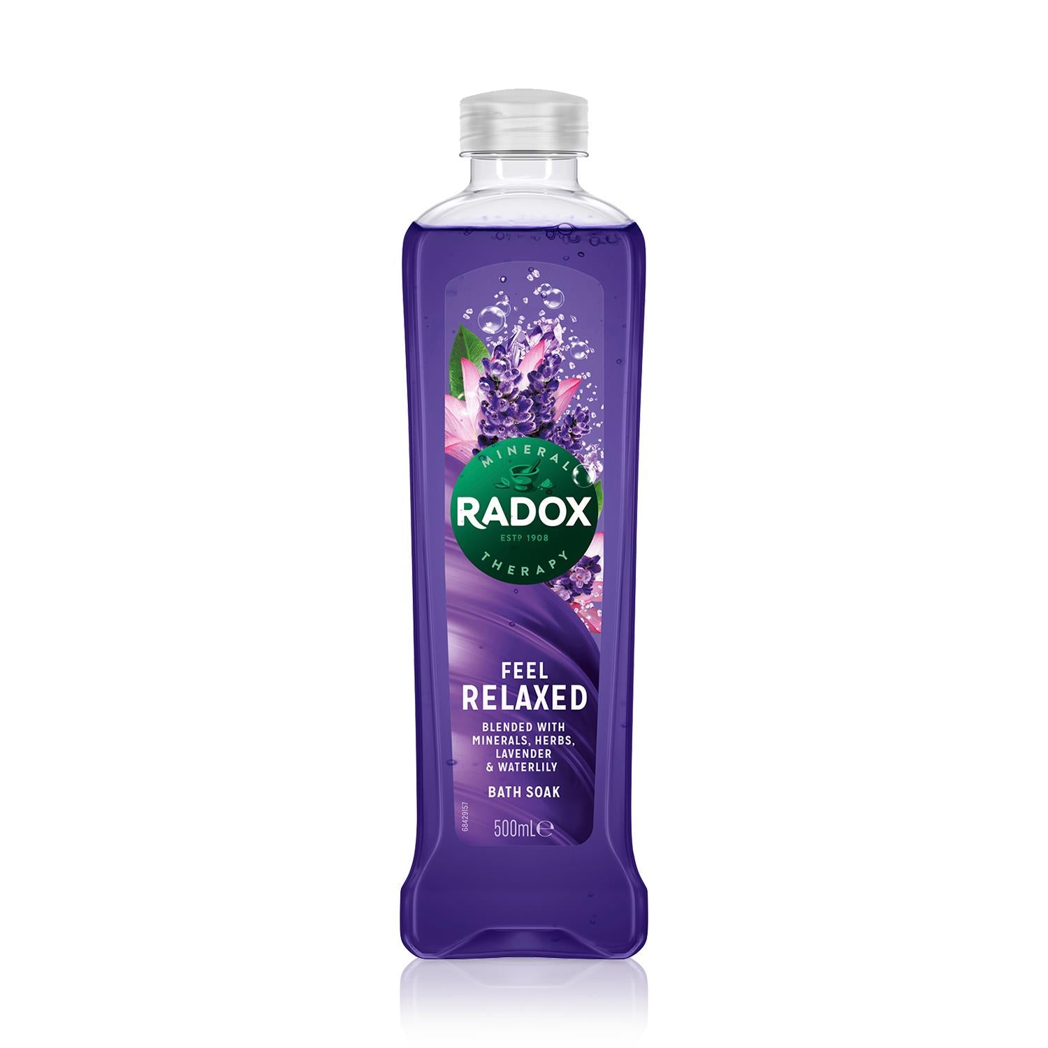 Radox Feel Relaxed Water Lily And Lavender Bath Soak 500ml