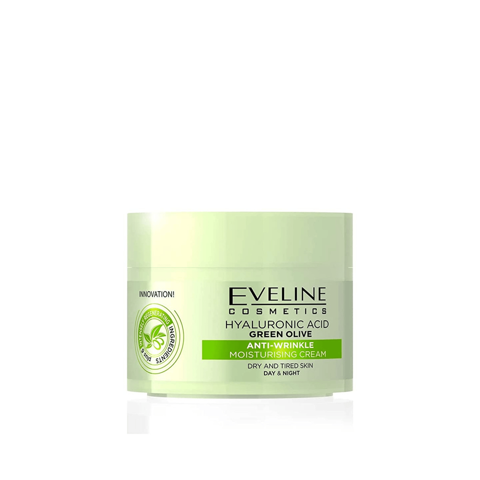 Eveline Hyaluronic Acid Green Olive Anti Wrinkle Day And Night Cream 50ml