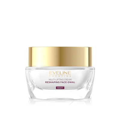Eveline Prestige Magic Lift Multi Lifting Night Cream Reshaping Face Oval 50ml