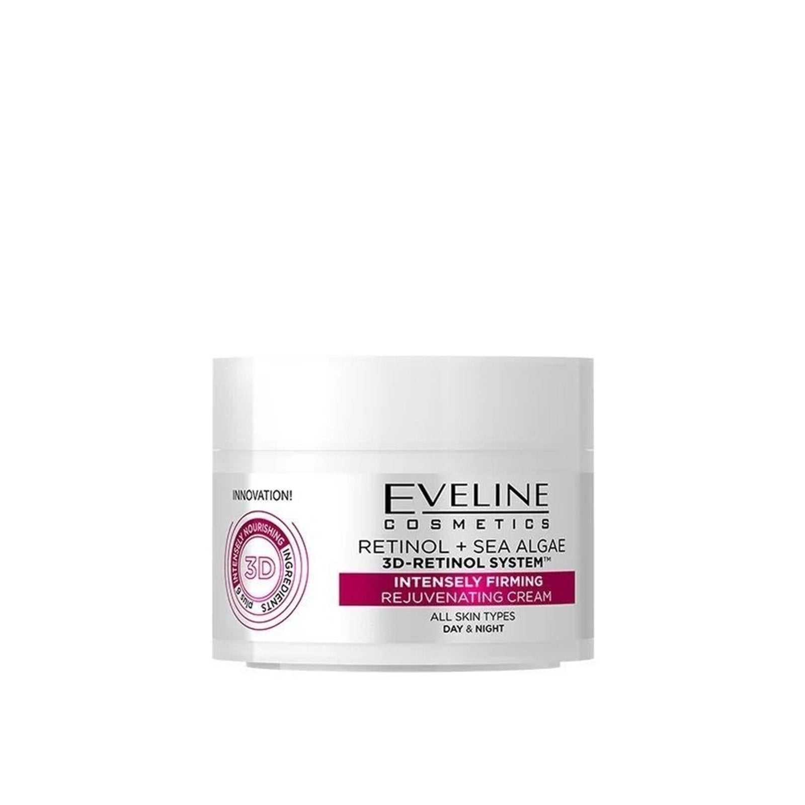Eveline Retinol Sea Algae 3D Retinol System Intensely Firming Rejuvenating Cream 50ml