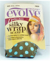 FirstLine Manufacturing Evolve Polka Dots Silky Wrap Scarf