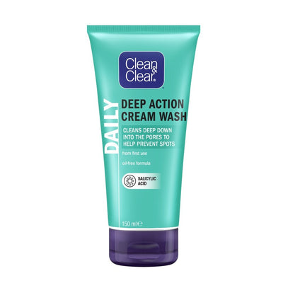 Johnson And Johnson Clean And Clear Deep Action Cream Wash