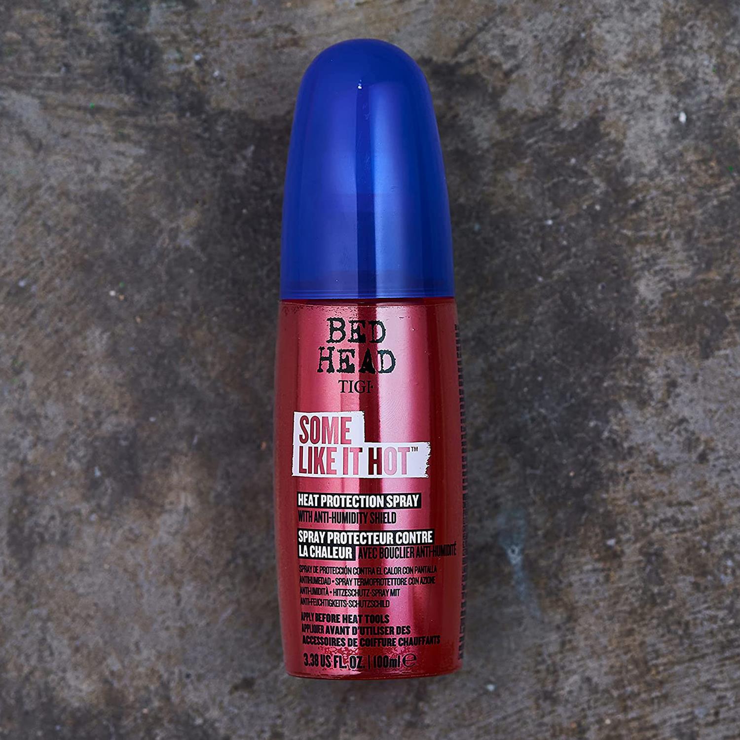 Bed Head by TIGI Some Like It Hot Heat Protection Hair Straightening Spray 100ml