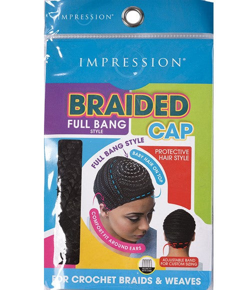 Impression Full Bang Style Braided Cap
