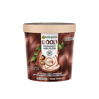 Garnier Good Permanent Hair Colour 5.5 Auburn Hibiscus Brown