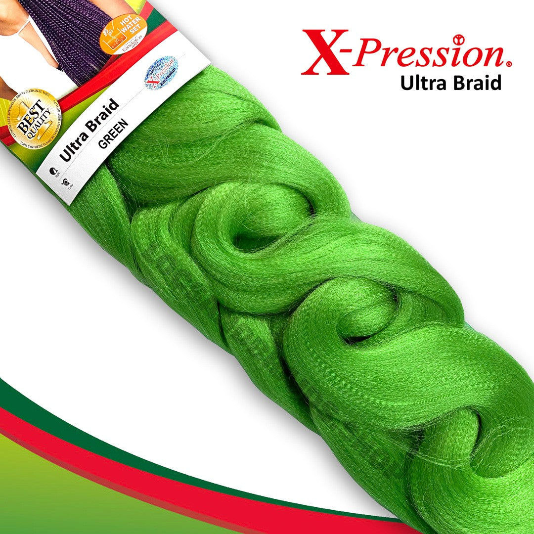 X Pression Syn Ultra Braid X-PRESSION Ultra Hair Braid (Braiding) Extension (Choice of Colours)