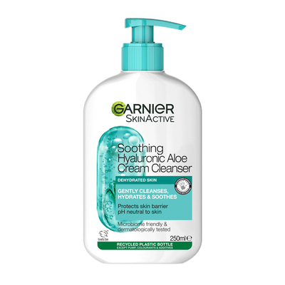 Garnier Skin Active Soothing Hyaluronic Aloe Cream Cleanser 250ml