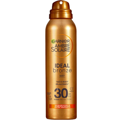 Garnier Ambre Solaire Ideal Bronze Face Body Mist 30 SPF 150ml