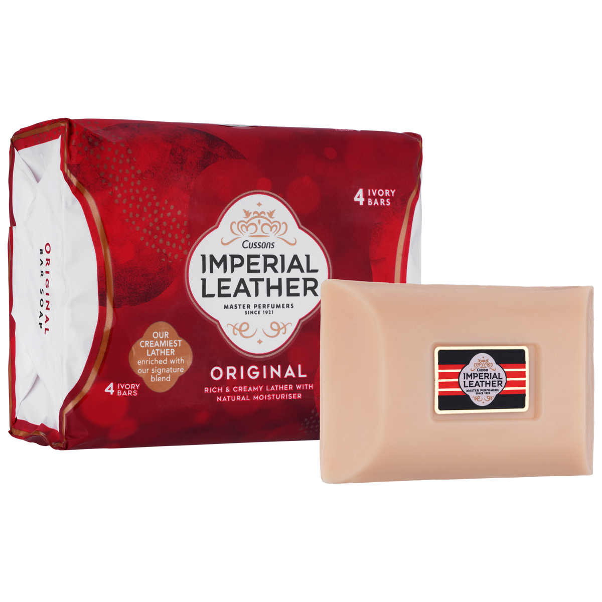 Imperial Leather Original Rich Creamy Lather Soap 4x100g