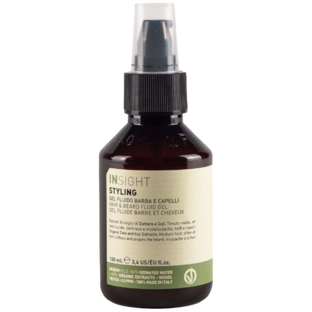 Insight Professional Styling Hair And Beard Fluid Gel 100ml