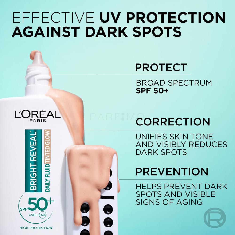 Loreal Bright Reveal Daily Fluid Tinted Glow SPF50 50ml