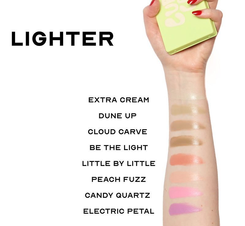 Made By Mitchell Curve Case Cream Blusher Bronzer Palette - Lighter