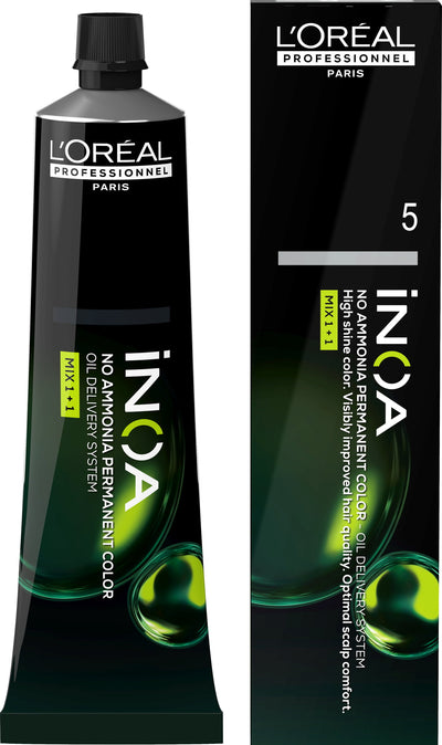 L'Oreal INOA Fundamental Ammonia free hair colour dye 60ml Various Shades