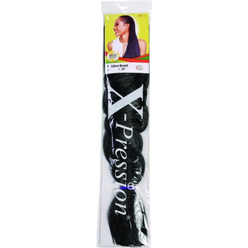 X Pression Syn Ultra Braid X-PRESSION Ultra Hair Braid (Braiding) Extension (Choice of Colours)