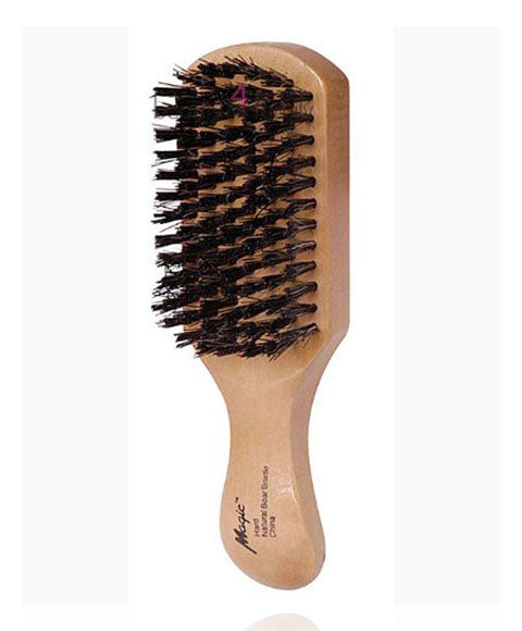 Bee Sales Medium Club Brush Natural Boar Bristle 7701